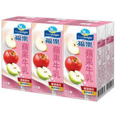 福樂 蘋果牛乳 (200ml*6包/組)