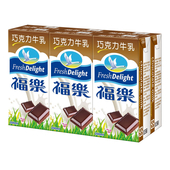 福樂 巧克力牛乳 (200ml*6包/組)