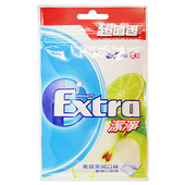Extra 潔淨口香糖超值包-青蘋萊姆 (62g/袋)
