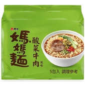 維力 媽媽麵酸菜牛肉風味 (75g*5入/組)