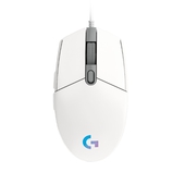 羅技 G102 -LIGHTSYNC遊戲滑鼠 (白色)