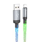 hoco RGB漸變發光數據線100cm (USB to Lightning)