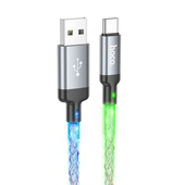 hoco RGB漸變發光數據線100cm (USB to Type-C)