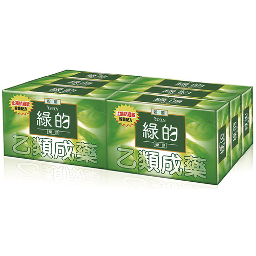 GREEN綠的 殺菌藥皂(80gx6入)