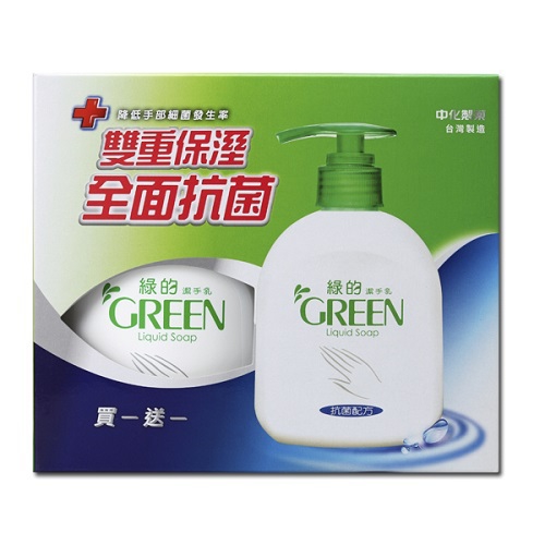 GREEN綠的 抗菌潔手乳 (買一送一)(220ml+220ml)