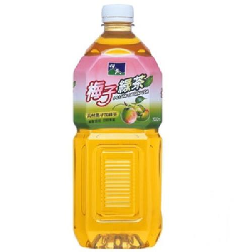 悅氏 梅子綠茶(2000ml/瓶)
