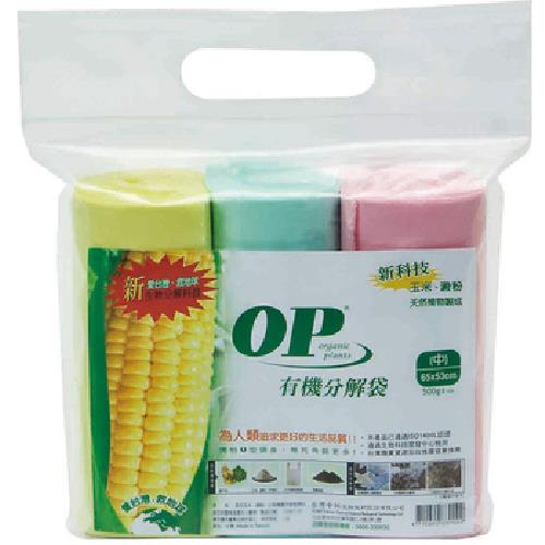 OP 玉米分解清潔袋/中(65*53cm/500g±10%*3/包)