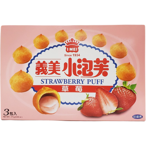 義美 草莓小泡芙(171g/盒)