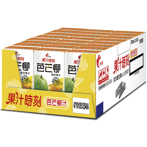 光泉 果汁時刻-芭芒柳汁(250ml*24包/箱)