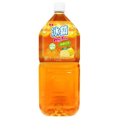 泰山 冰鎮檸檬紅茶(2000ml/瓶)