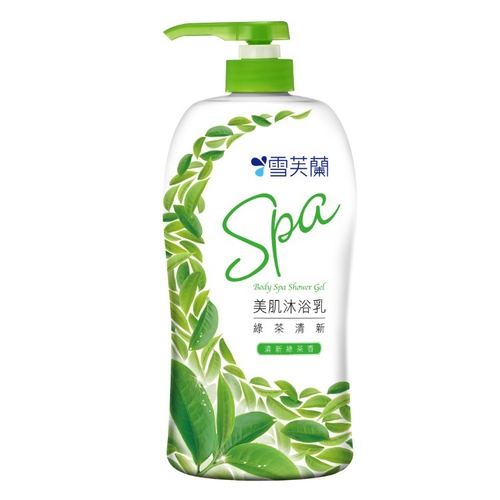 雪芙蘭 美肌SPA沐浴乳-綠茶清新(1000g/瓶)