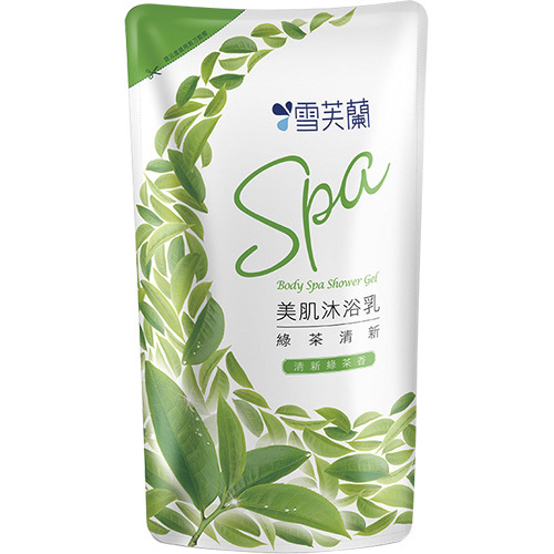 雪芙蘭 美肌SPA沐浴乳-綠茶清新(700g/袋)
