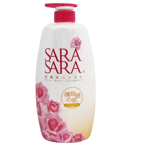 SARA SARA 莎啦莎啦玫瑰嫩白沐浴乳(1000g/瓶)