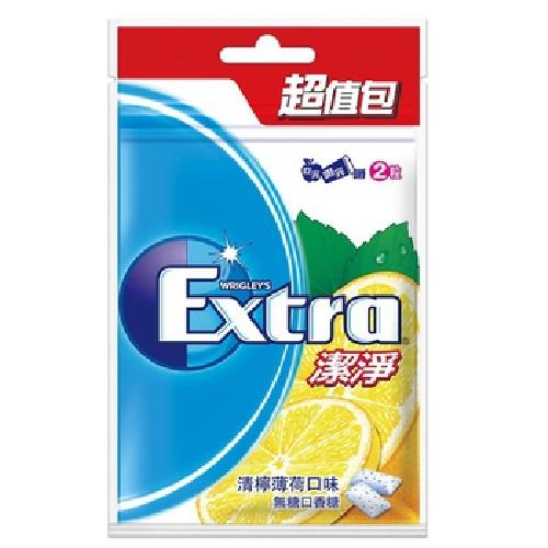 Extra 潔淨口香糖-清檸薄荷口味(62g/袋)