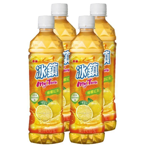 泰山 冰鎮檸檬紅茶(535ml*4瓶/組)