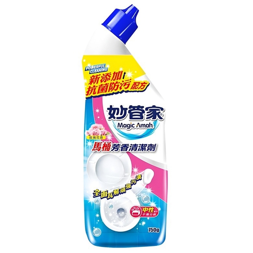 妙管家 中性浴廁清潔劑-玫瑰香(750g)