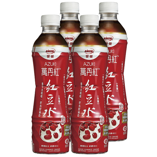 愛健 萬丹紅 紅豆水(530mlx4瓶/組)