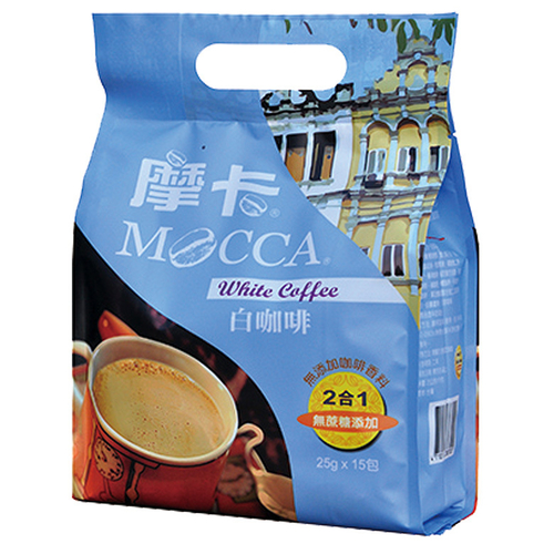 摩卡 二合一白咖啡(25g*15包/袋)