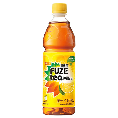 FUZE tea 飛想茶 檸檬紅茶(580mlx4瓶/組)