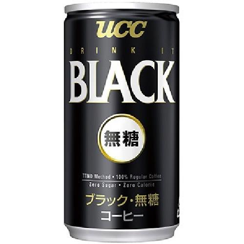 UCC 無糖咖啡(185gx6罐/組)