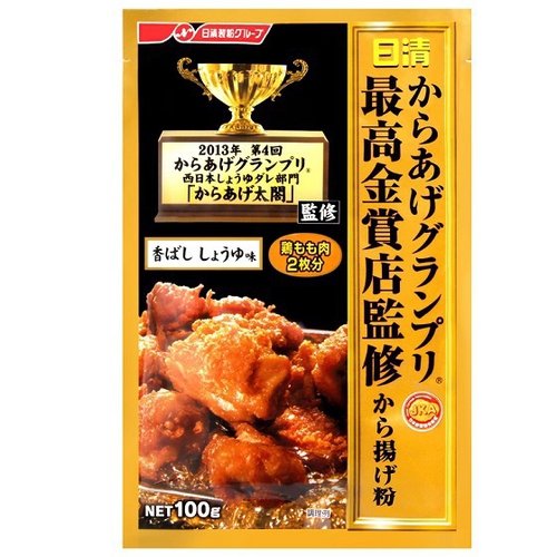 NISSIN 日清 最高金賞 炸雞粉-100g(醬油風味-效期:2024/07/04)