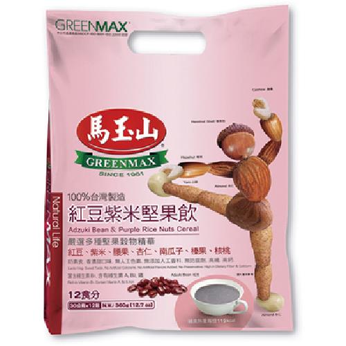 馬玉山 紅豆紫米堅果飲(30gx12小包)