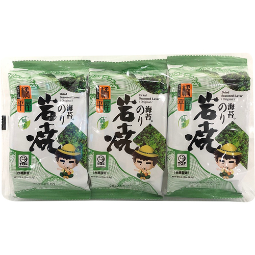 橘平屋 岩燒海苔-原味(4.2g×3包/袋)