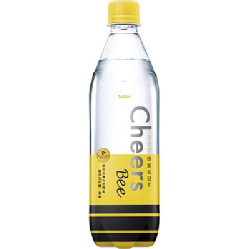 泰山 Cheers Bee蜂蜜氣泡水(590ml*4瓶/組)