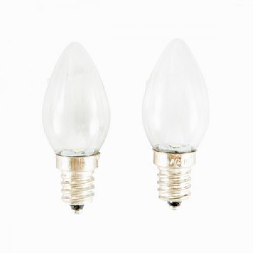 大拇指 LED燭台燈泡-白光(0.6W/ E12 / 2入)