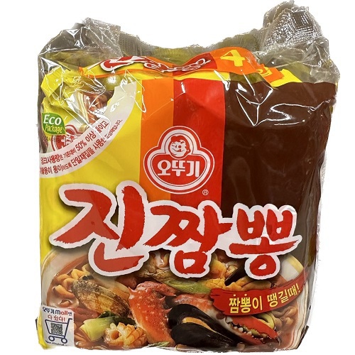 韓國不倒翁 OTTOGI 金螃蟹海鮮拉麵(130gX4包/袋)