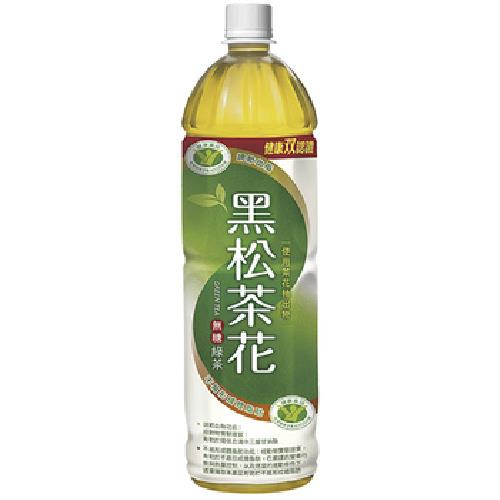 黑松 茶花綠茶(1230ml/瓶 (無糖))