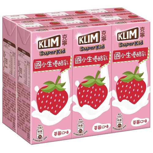 克寧 草莓優酪乳(198ml x 6瓶)
