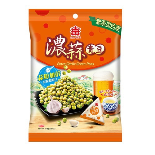 義美 濃蒜青豆(178g/包)