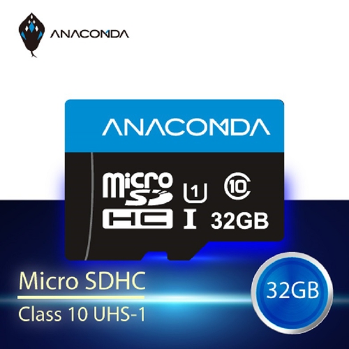 ANACOMDA 巨蟒 Gamer MicroSDHC UHS-I U1 C10 記憶卡(32GB/附SD轉接卡)