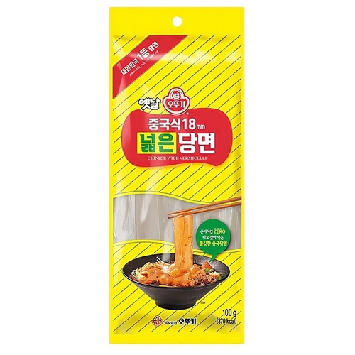 韓國不倒翁 韓式正Q寬板條冬粉(100g/包)