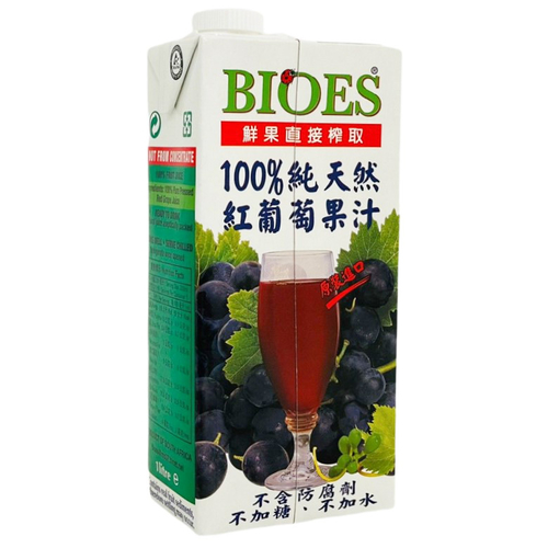 囍瑞 100%純天然紅葡萄原汁(1L)