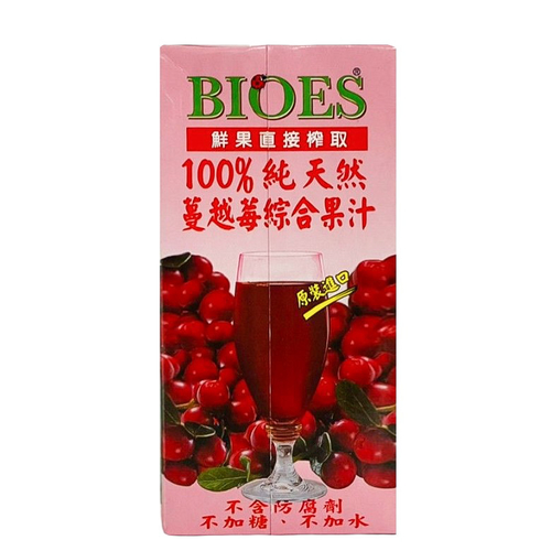 喜瑞 100%純天然蔓越莓綜合原汁(1L)