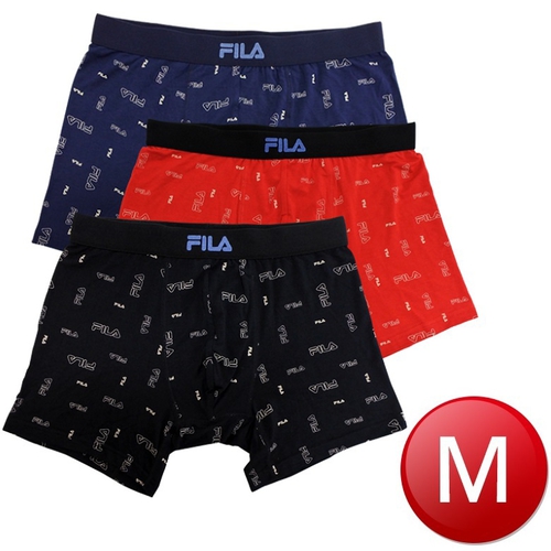 Fila莫代爾logo平口褲(顏色隨機 M)