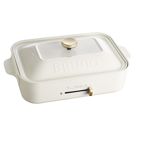 日本BRUNO 多功能電烤盤(白色)