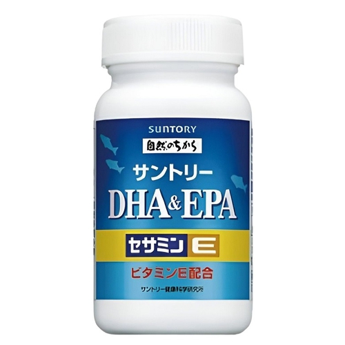三得利 魚油 DHA＆EPA+芝麻明軟膠囊(日本靜岡縣)(120顆/瓶)
