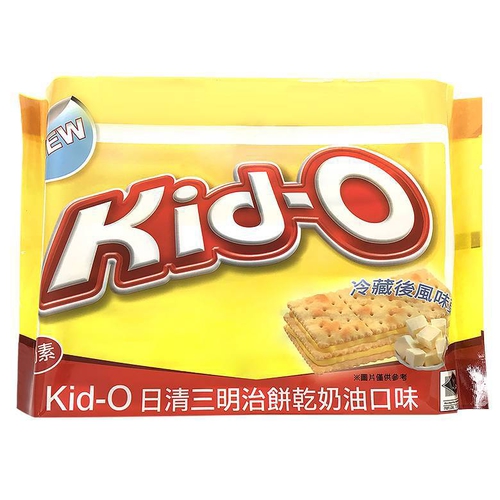 KID-O日清 三明治餅乾 340g/包(奶油口味)