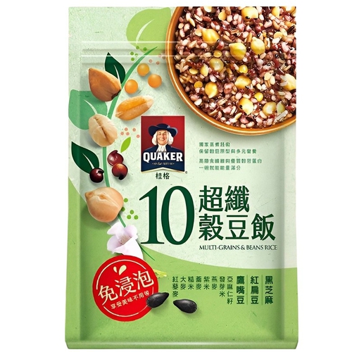 桂格 免浸泡10超纖穀豆飯(1kg)