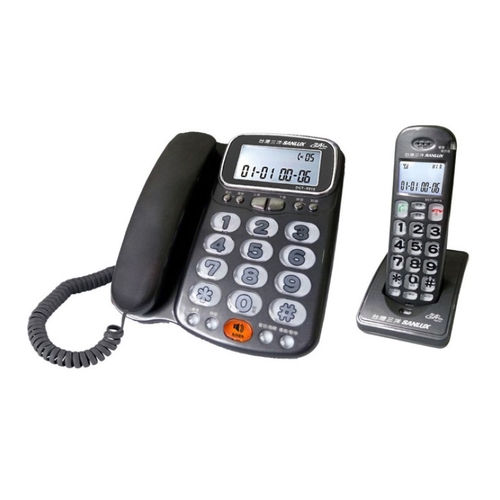 SANLUX 助聽功能數位親子無線電話DCT-8916(顏色隨機)