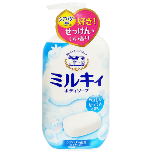 牛乳石鹼 精華沐浴乳 550ml/罐(清新皂香)