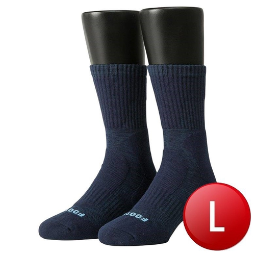 Footer 減壓氣墊運動登山襪-T202(藍L)