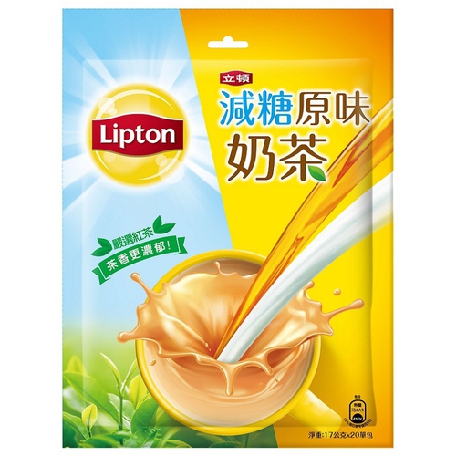 立頓 原味減糖奶茶量販包(20*17g)