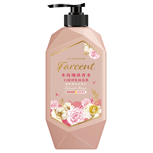 Farcent 香水白泥淨化沐浴乳-木玫瑰(1000g)