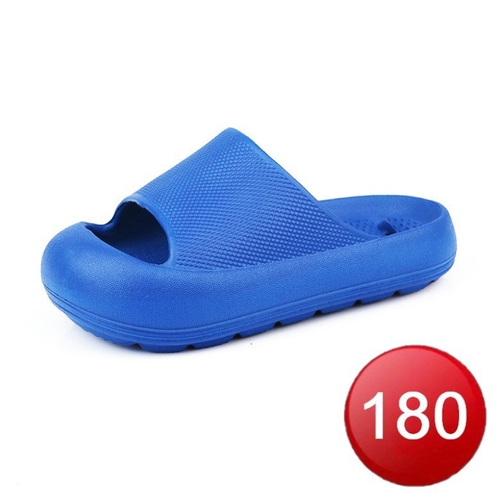 兒童純色排水防滑拖鞋-藍色(180)