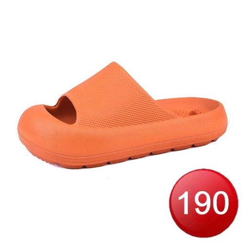 兒童純色排水防滑拖鞋-桔色(190)