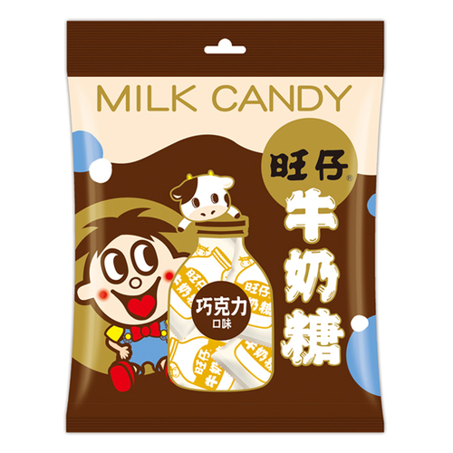 旺仔牛奶糖-巧克力口味(100公克/包)
